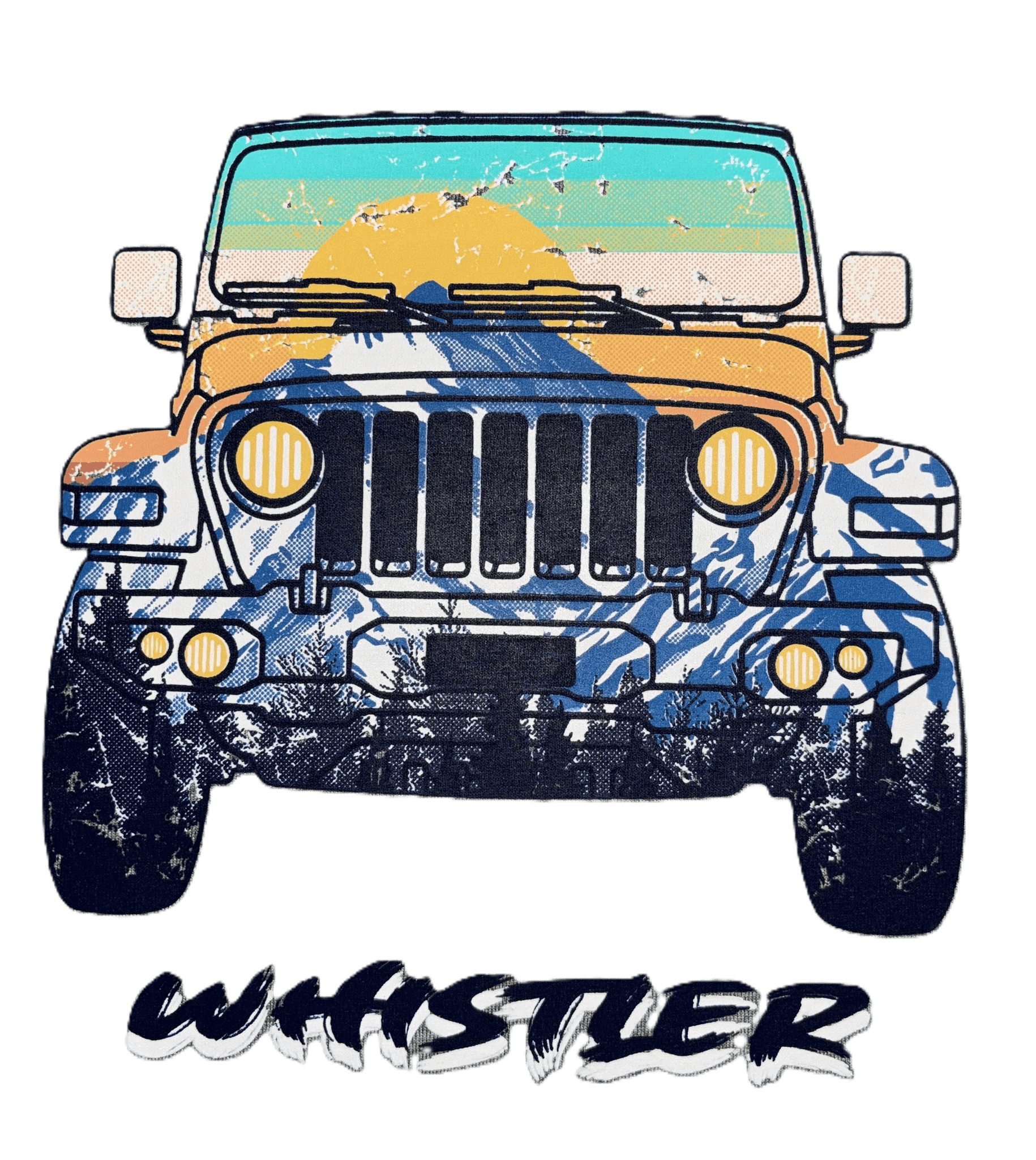 Whistler Jeep Sunset